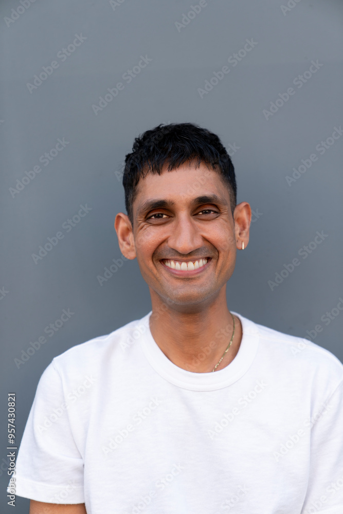 Portrait smiling indian man Portrait smiling indian man