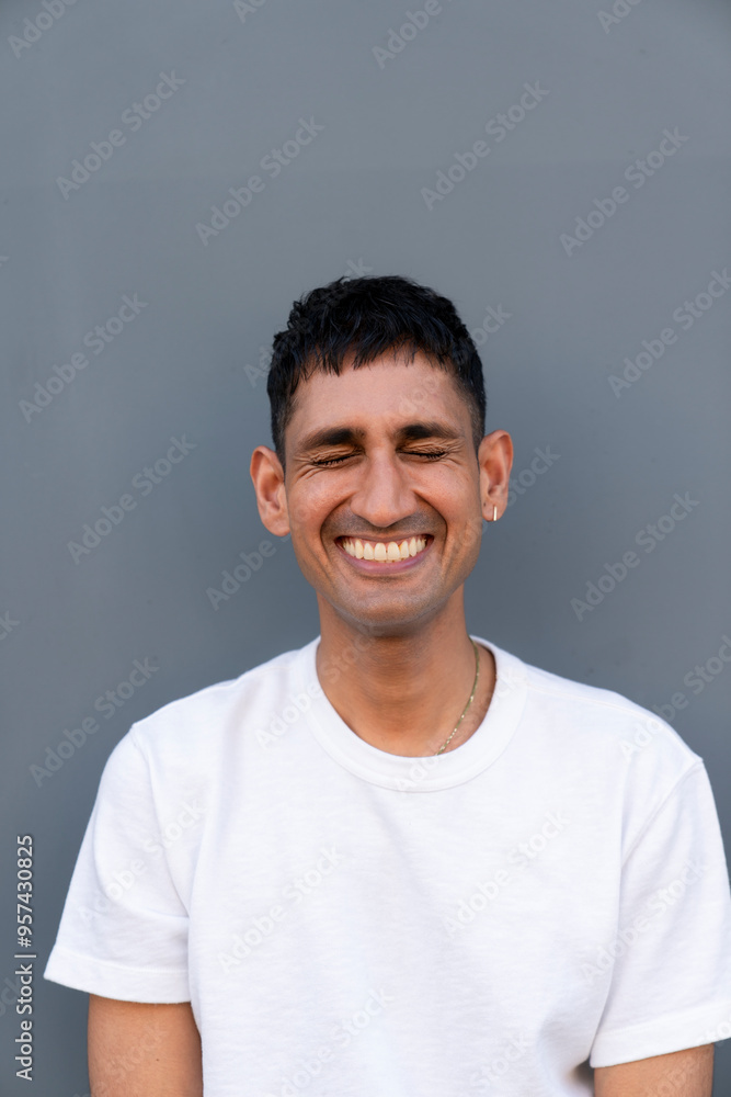 Portrait smiling indian man Portrait smiling indian man