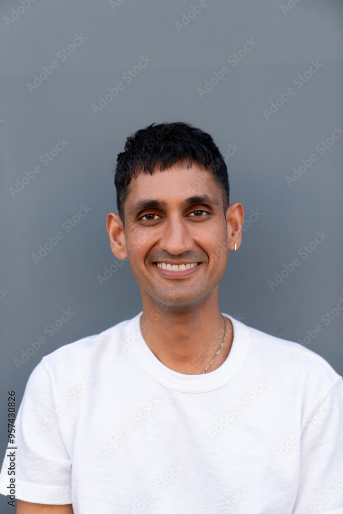 Portrait smiling indian man Portrait smiling indian man