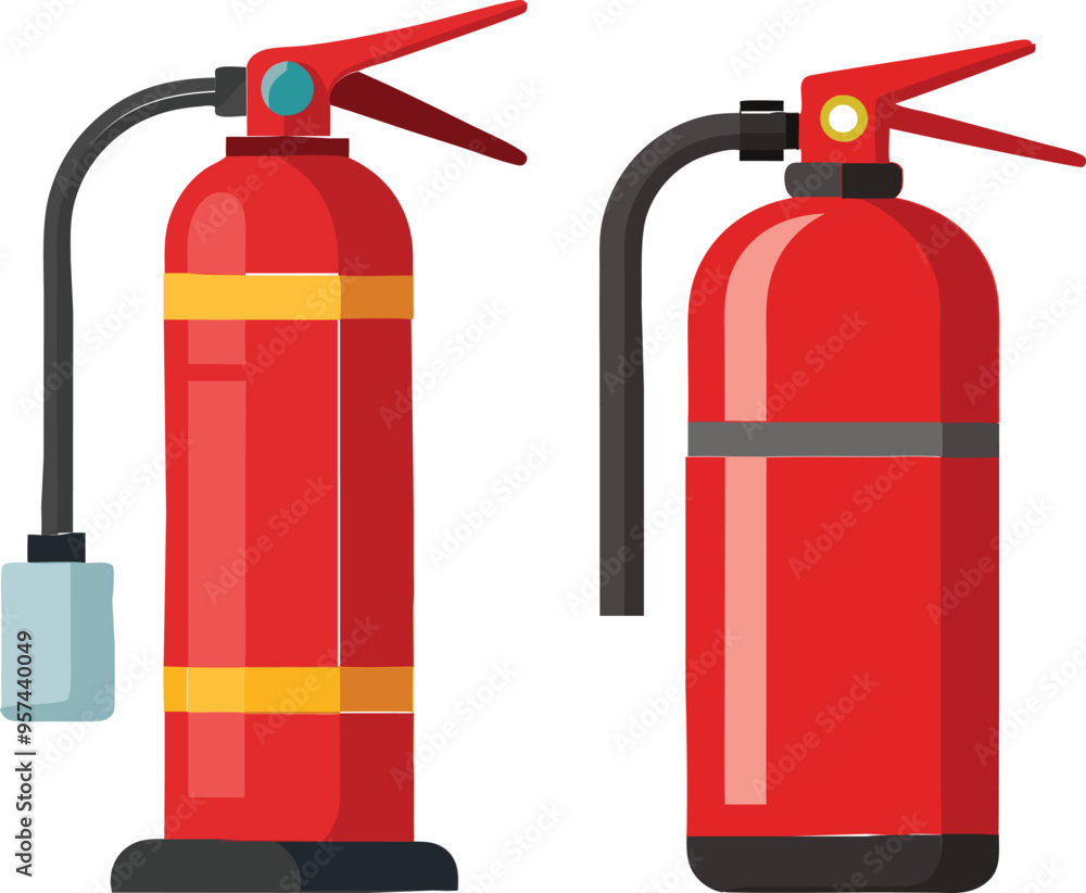 Obraz premium fire extinguisher isolated on white 