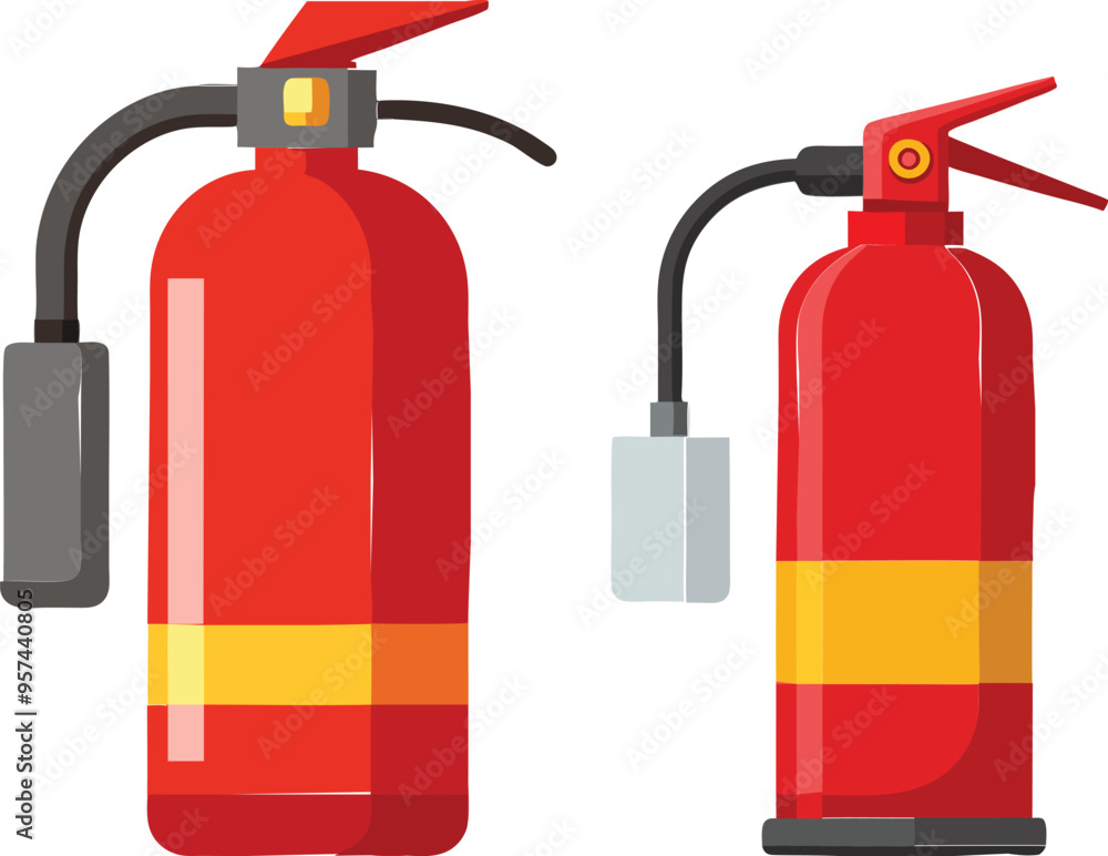 Obraz premium fire extinguisher isolated on white 