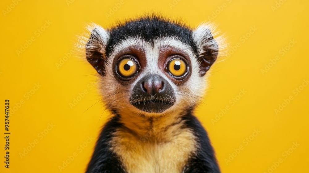 Exotic Wildlife animal portrait vibrant Portrait of a Tropical Monkey
Exotic Wildlife animal portrait vibrant Portrait of a Tropical Monkey