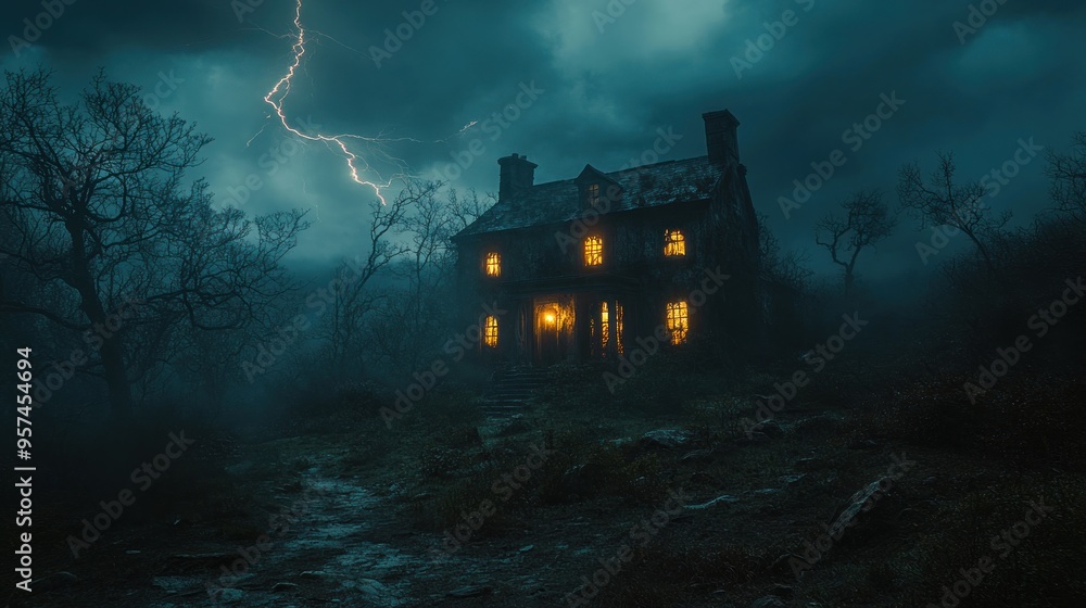 Mysterious House in the Fog Mysterious House in the Fog