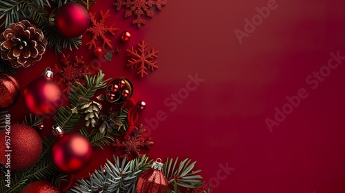 Wallpaper_Christmas_card_Red_christmas_background