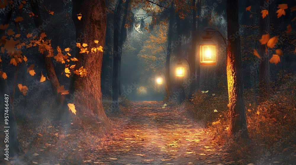 Serene glowing pathway at night, illuminating a peaceful walk through nature with soft, ambient lighting
seamless looping 4k time-lapse virtual video animation background. generated ai Serene glowing pathway at night, illuminating a peaceful walk through nature with soft, ambient lighting
seamless looping 4k time-lapse virtual video animation background. generated ai