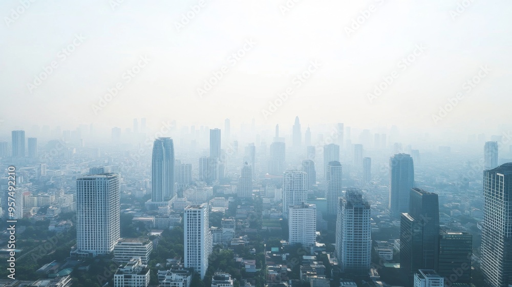 Urban Skyline in Haze Urban Skyline in Haze