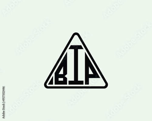 BIP logo design vector template. BIP