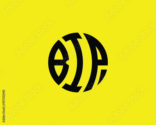 BIP logo design vector template. BIP