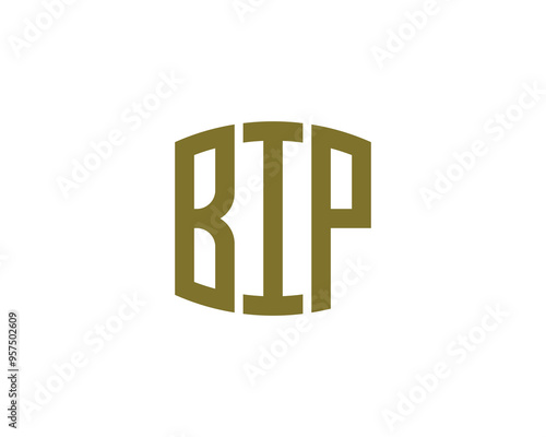 BIP logo design vector template. BIP