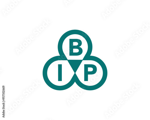 BIP logo design vector template. BIP