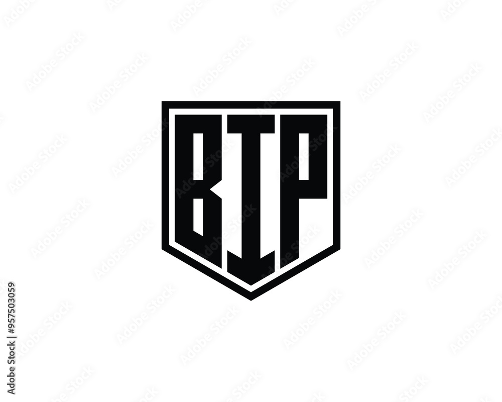 BIP logo design vector template. BIP BIP logo design vector template. BIP