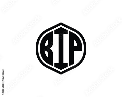 BIP logo design vector template. BIP