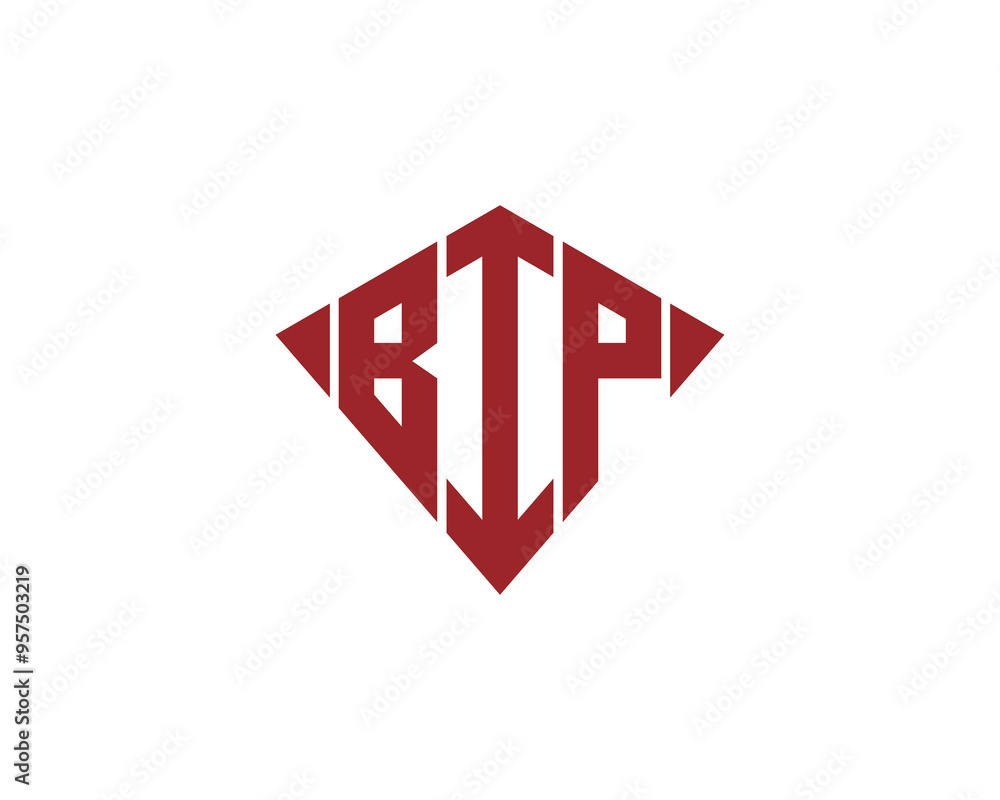 BIP logo design vector template. BIP BIP logo design vector template. BIP