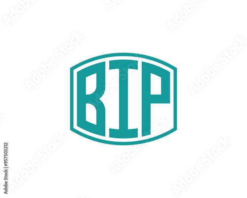 BIP logo design vector template. BIP