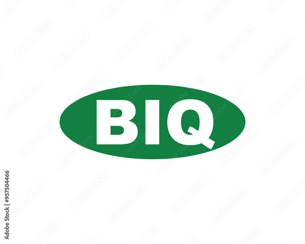 BIQ logo design vector template. BIQ BIQ logo design vector template. BIQ