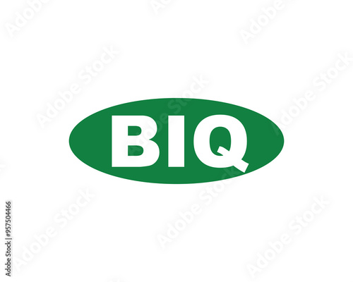 BIQ logo design vector template. BIQ