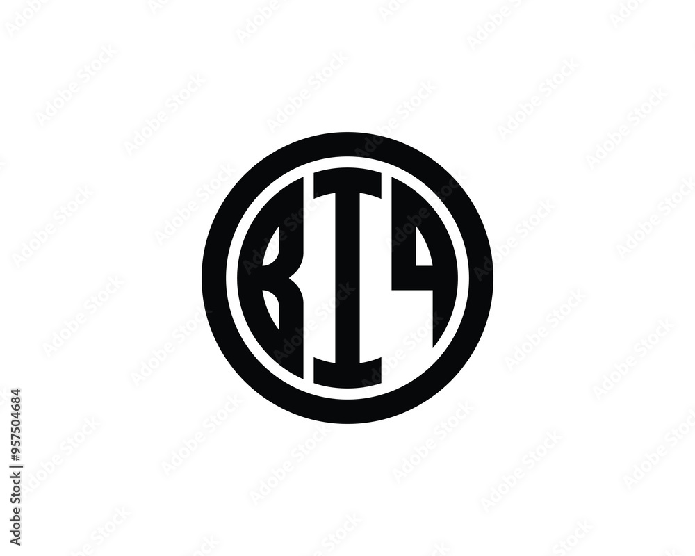 BIQ logo design vector template. BIQ BIQ logo design vector template. BIQ