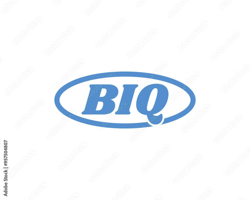 BIQ logo design vector template. BIQ BIQ logo design vector template. BIQ