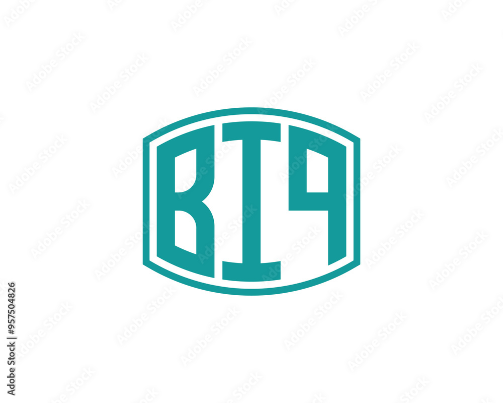 BIQ logo design vector template. BIQ BIQ logo design vector template. BIQ