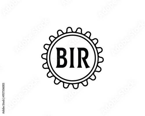 BIR Logo design vector template. BIR