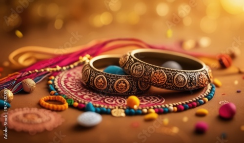 festival of happy shree krishna janmashtami abstract design background