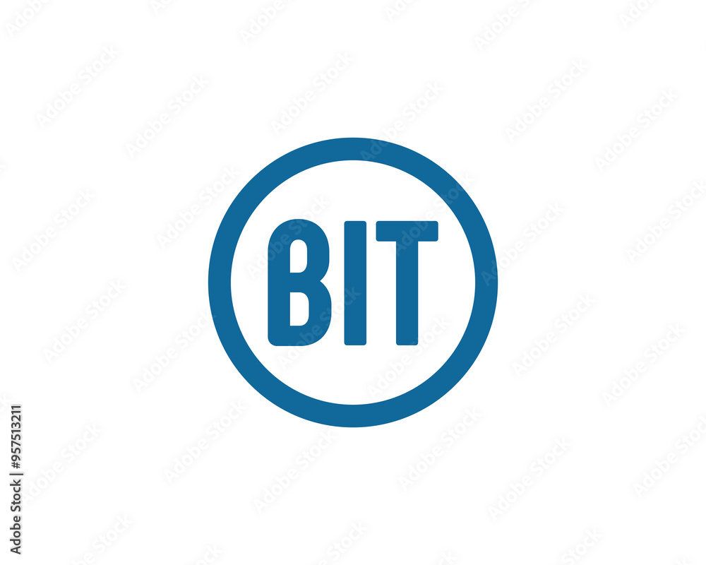 BIT logo design vector template. BIT BIT logo design vector template. BIT