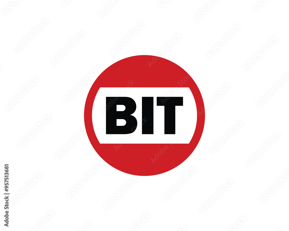 BIT logo design vector template. BIT BIT logo design vector template. BIT