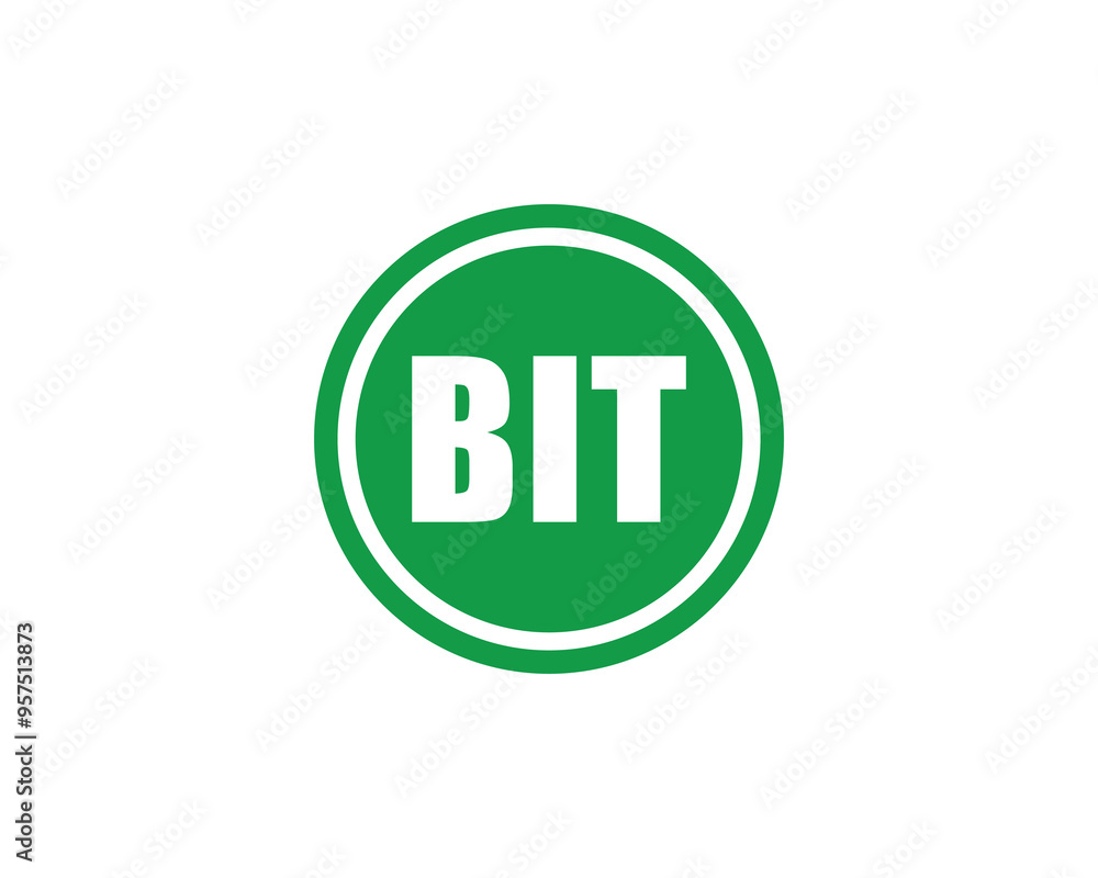 BIT logo design vector template. BIT BIT logo design vector template. BIT
