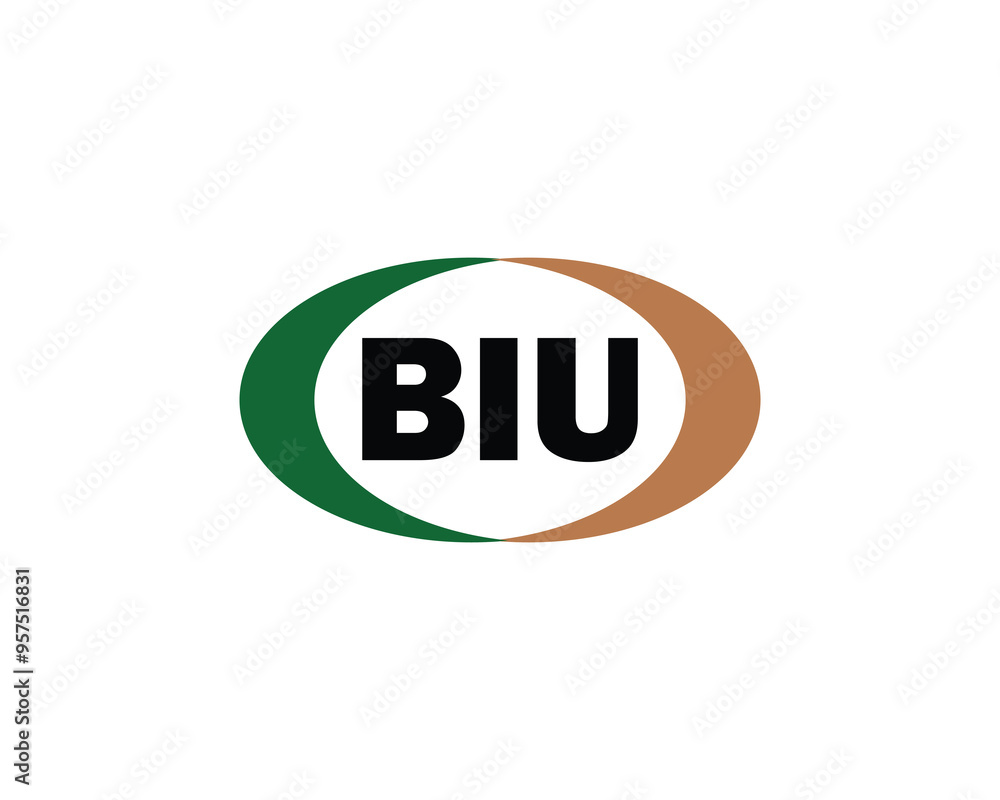 BIU logo design vector template. BIU BIU logo design vector template. BIU