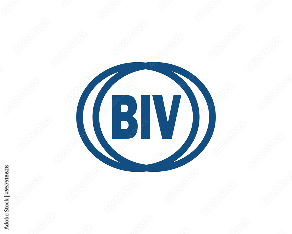 BIV logo design vector template. BIV BIV logo design vector template. BIV