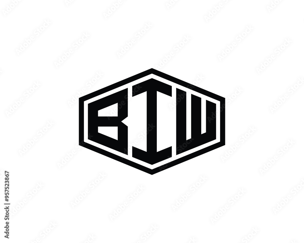BIW logo design vector template. BIW BIW logo design vector template. BIW