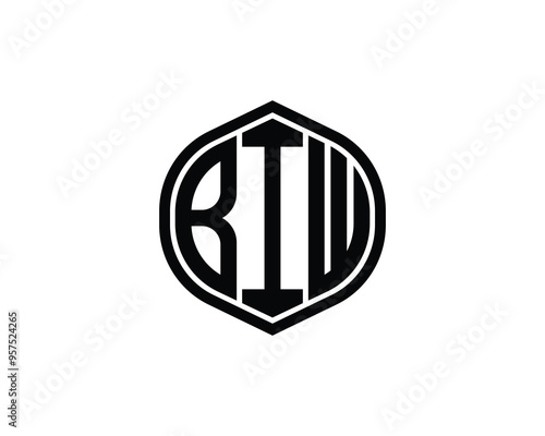 BIW logo design vector template. BIW photo