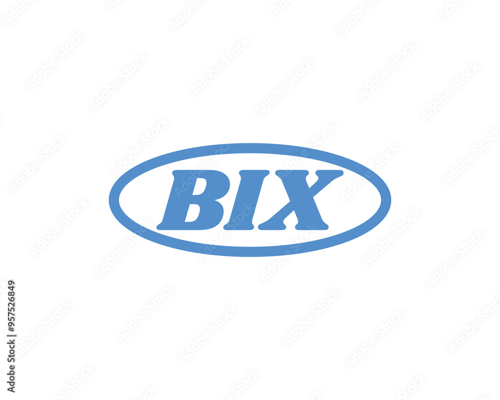 BIX Logo design vector template. BIX BIX Logo design vector template. BIX