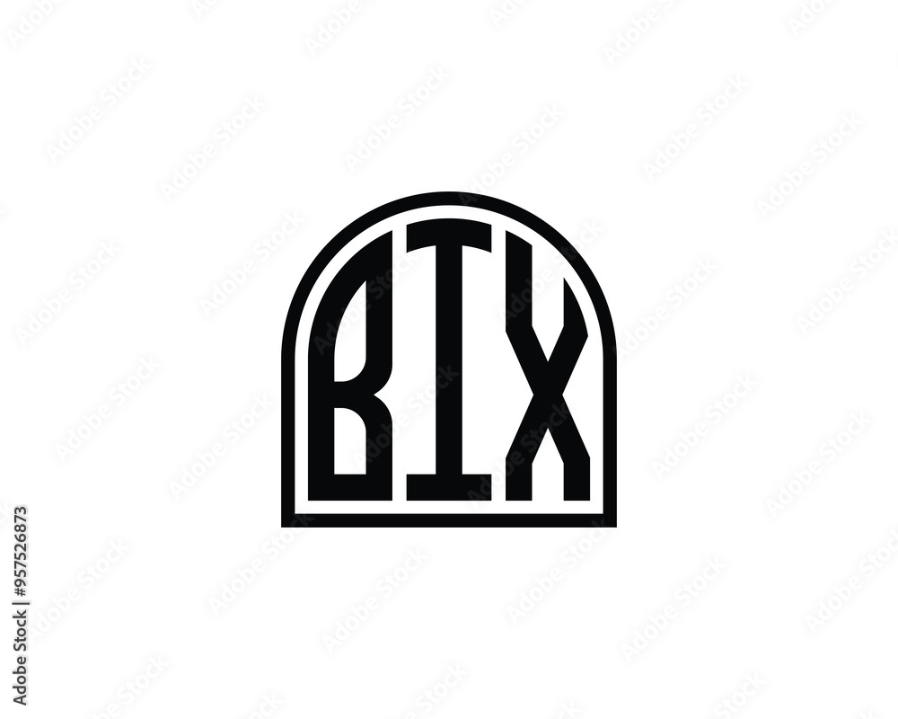 BIX Logo design vector template. BIX BIX Logo design vector template. BIX