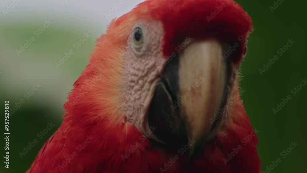 PARROT LOOKING AT CAMERA IN NATURE PARROT LOOKING AT CAMERA IN NATURE