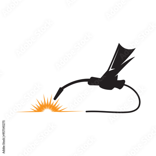 welding logo vector illustration design
