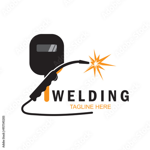 welding logo vector illustration design
