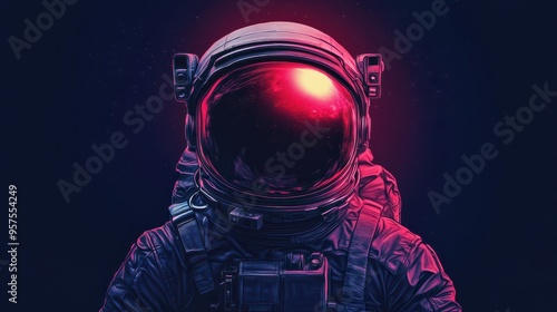 astronaut design logo