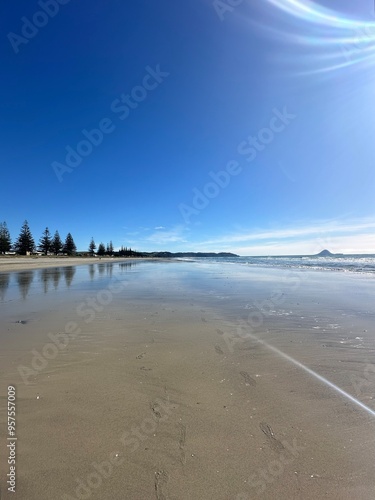 beach and sea