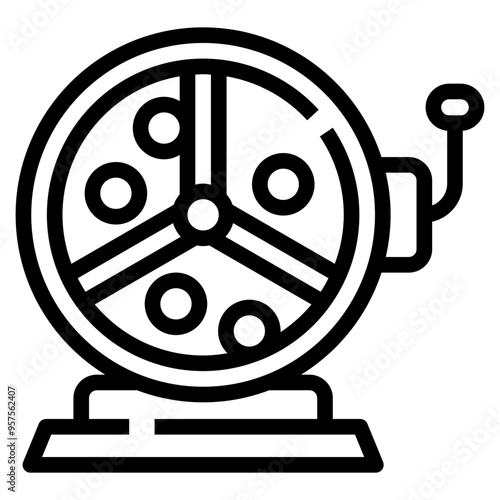 Lottery Machine Icon