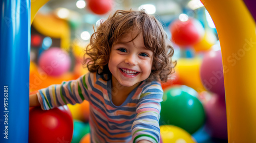 little girl on playground
