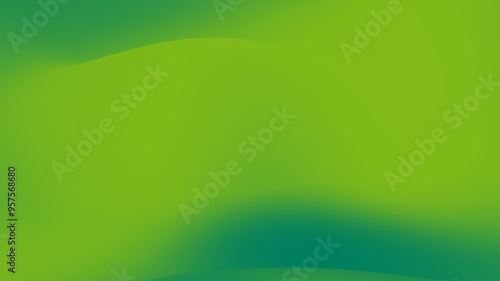 Gradient blur dark green abstract background