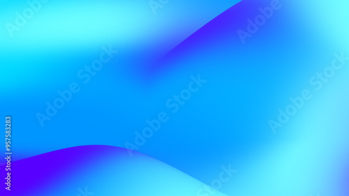 Gradient blur blue abstract background