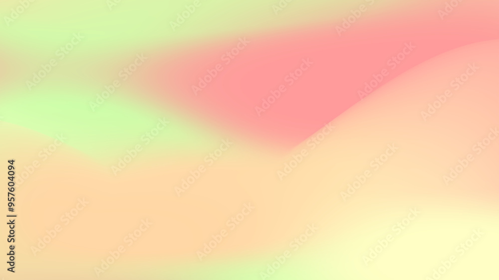Naklejka premium Gradient blur peach cream background, pastel background