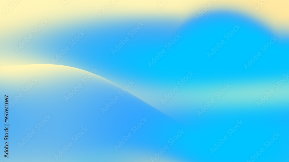 Gradient blur blue cream abstract background Gradient blur blue cream abstract background