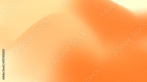 Gradient blur pastel orange abstract background, pastel color background