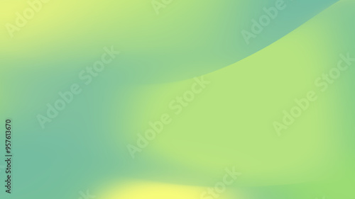 Gradient blur light green abstract background