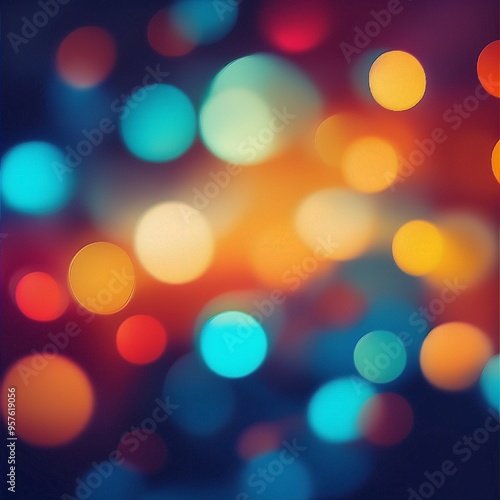 abstract background with bokeh