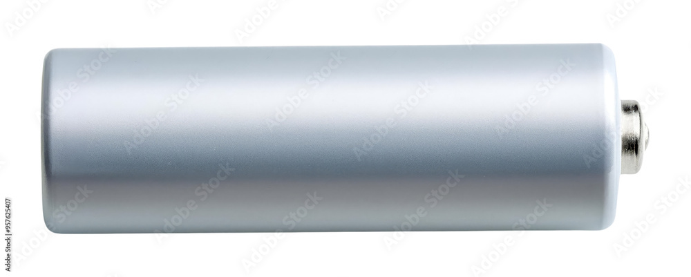 Silver AA Battery. Silver AA Battery.