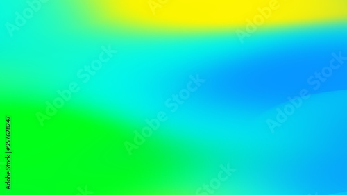 Gradient blur green blue abstract background